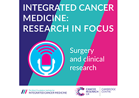 ICM Research in Focus – Surgery and clinical research in cancer