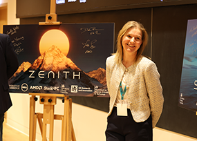 Dr Sarah Burge interviewed at launch of Cambridge Zenith AI Supercomputer